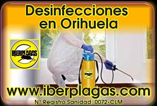Desinfecciones en Orihuela