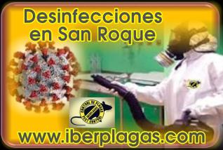 Desinfecciones en San Roque