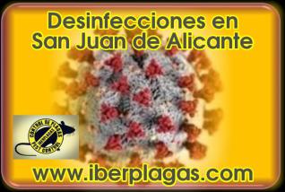 Desinfecciones en San Juan de Alicante