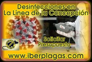 Desinfecciones en La Línea de la Concepción