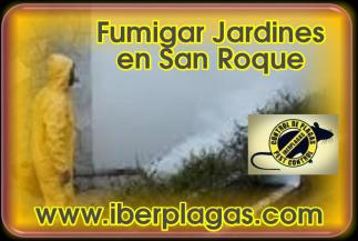 Fumigar jardines en San Roque